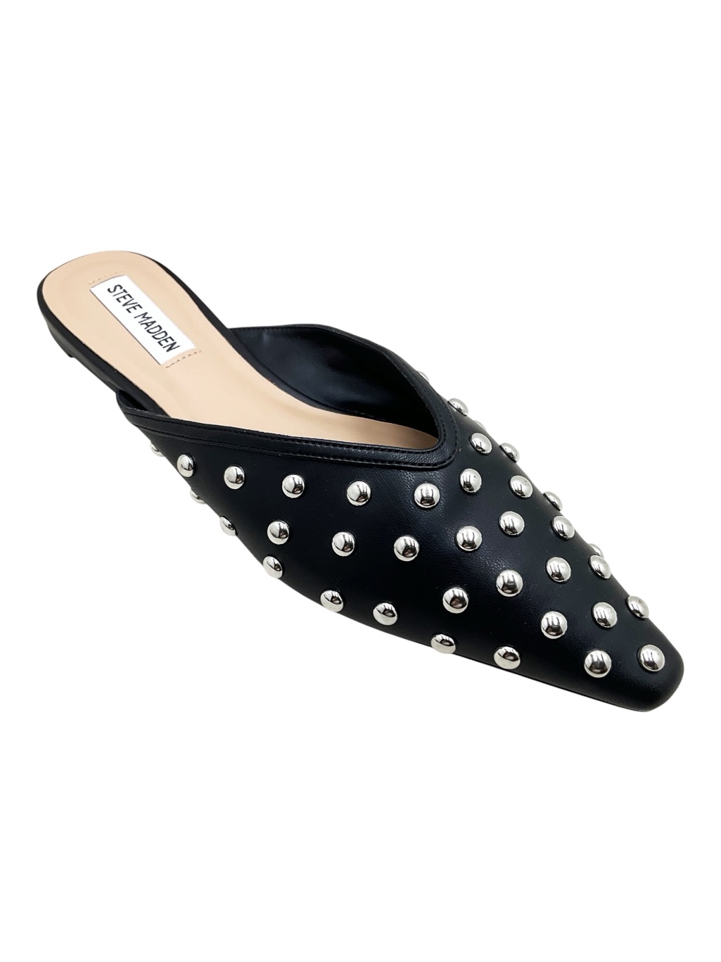 {Steve Madden} Mayah Silver Studded Mules — image 2 of 8